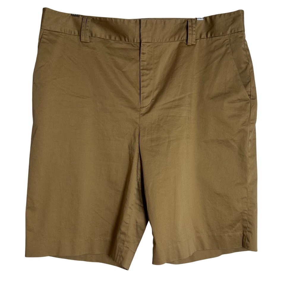 Lauren Ralph Lauren Khaki Chino Shorts Tan Womens 16 Cotton Stretch